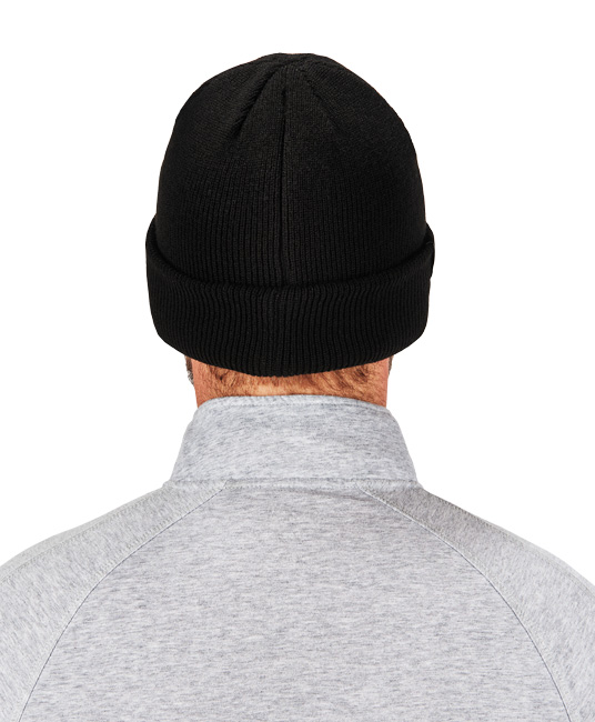 N-Ferno 6811 Zippered Rib Knit Beanie Hat with bump Cap from GME Supply